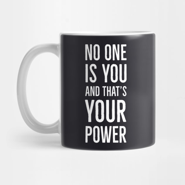 No One Is You And That's Your Power by Suzhi Q